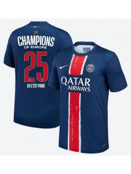 Moški Nogometna dresi replika Paris Saint-Germain Domači 2024-25 UCL Champions Kratek rokav